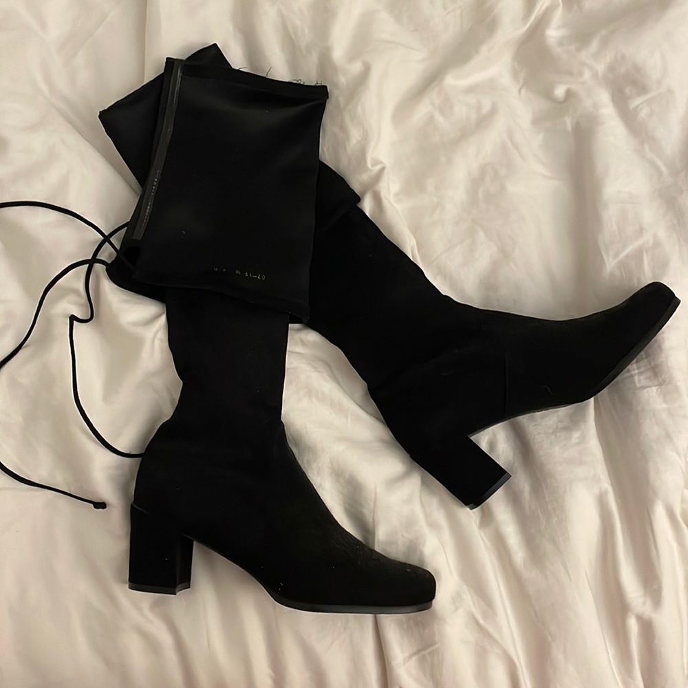 Stuart Weitzman Black Over the Knee Boots